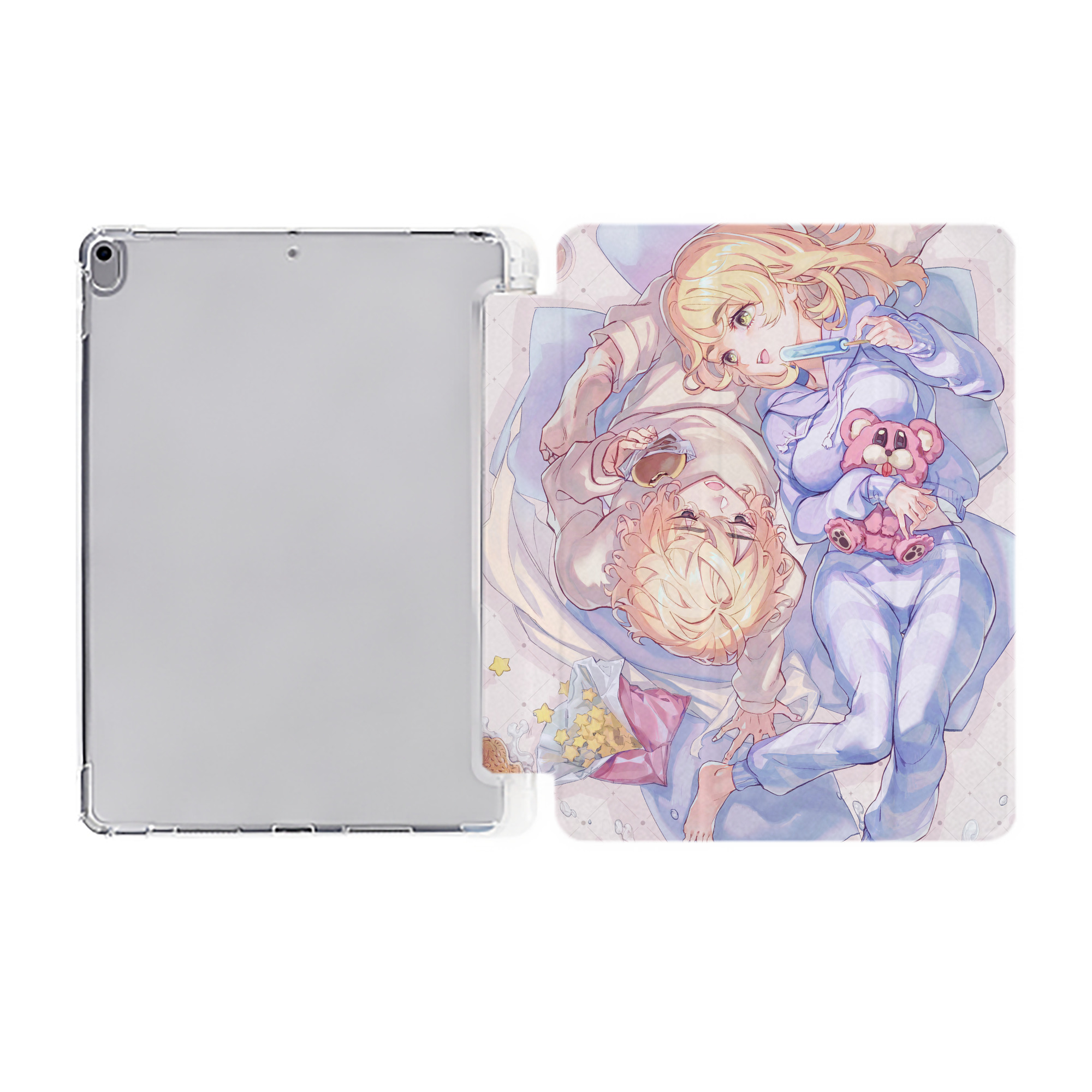 （画像用） 東京リベンジャーズ Tokyo Revengers IPad ケース ペン収納付き 三つ折りスタンド PUレザー×シリコン 対応機種9.5/10.5/10.9インチ